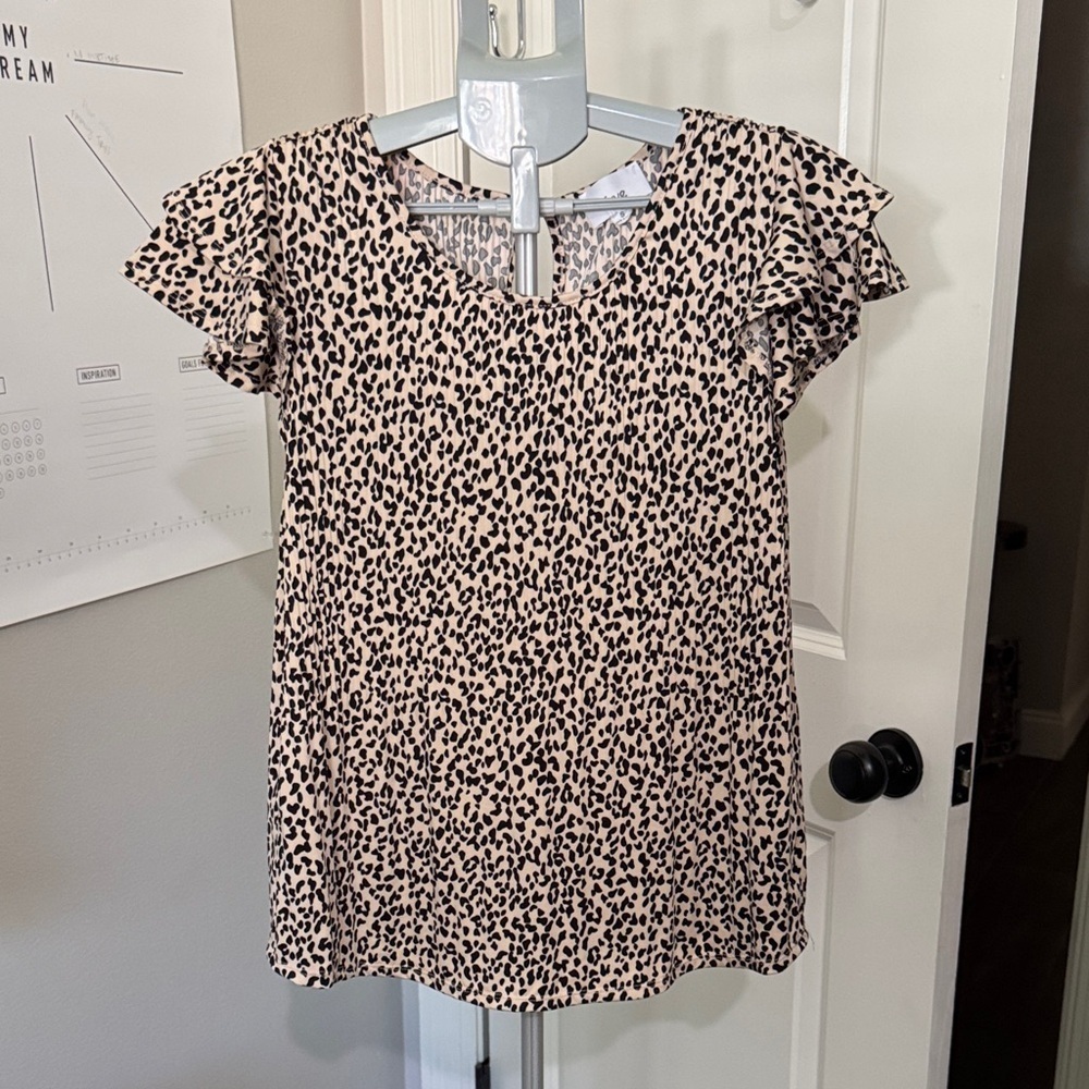 Fyve Leopard Print Blouse